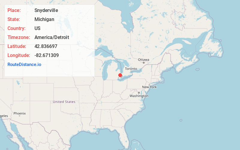 Map of Snyderville