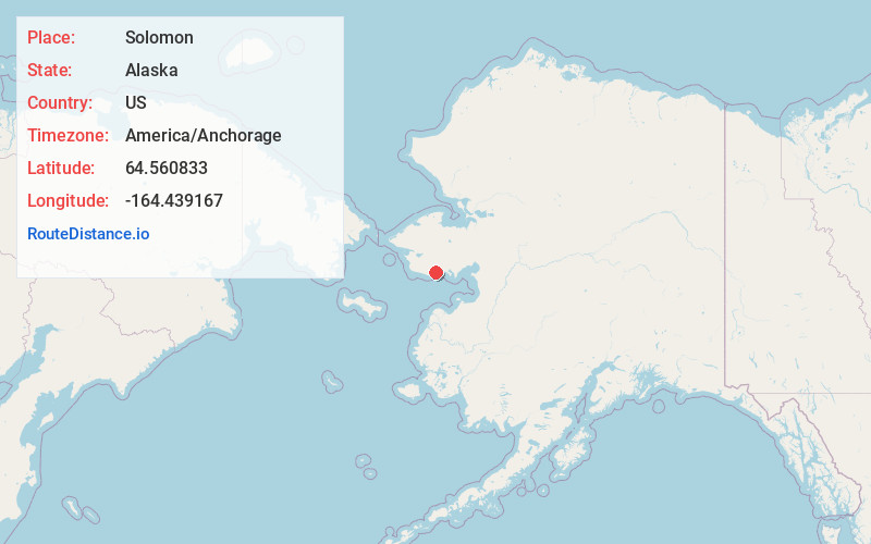 Map of Solomon