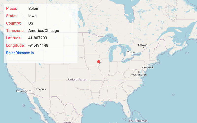 Map of Solon