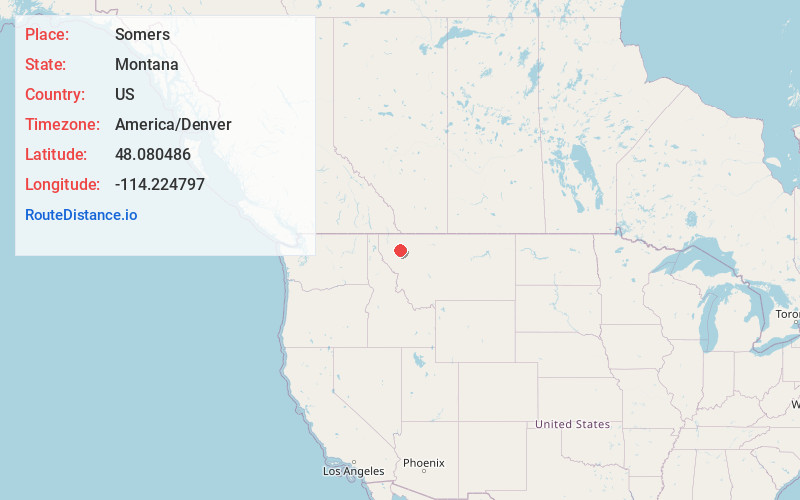 Map of Somers