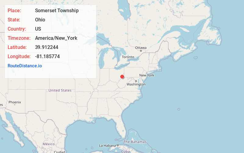 Map of Somerset Township