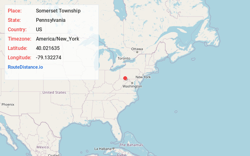Map of Somerset Township
