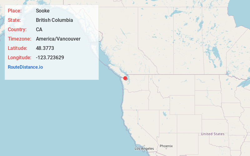 Map of Sooke