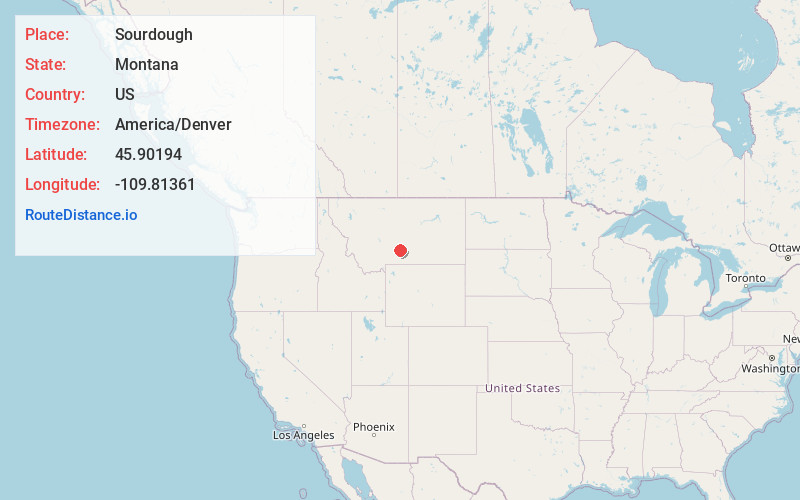 Map of Sourdough