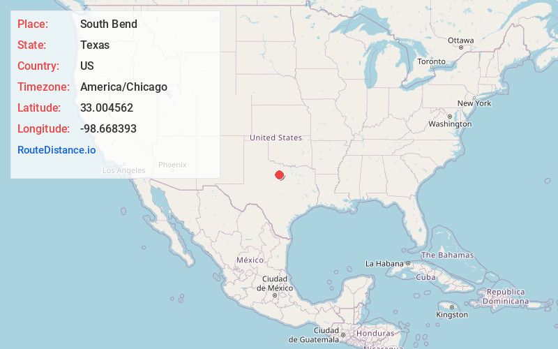 Map of South Bend