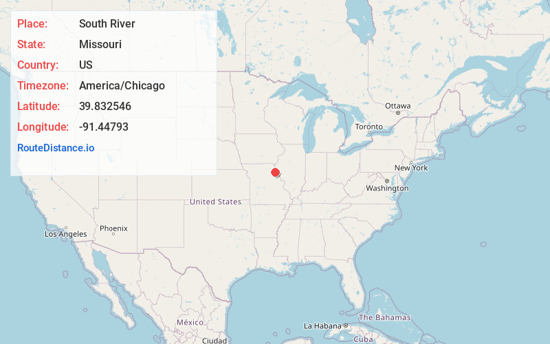 Map of South River