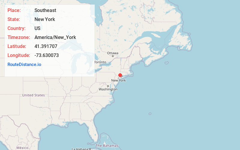 Map of Southeast