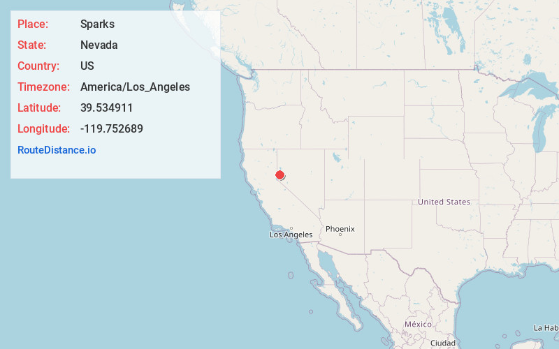 Map of Sparks