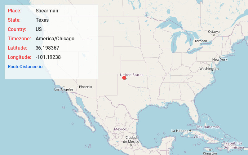 Map of Spearman