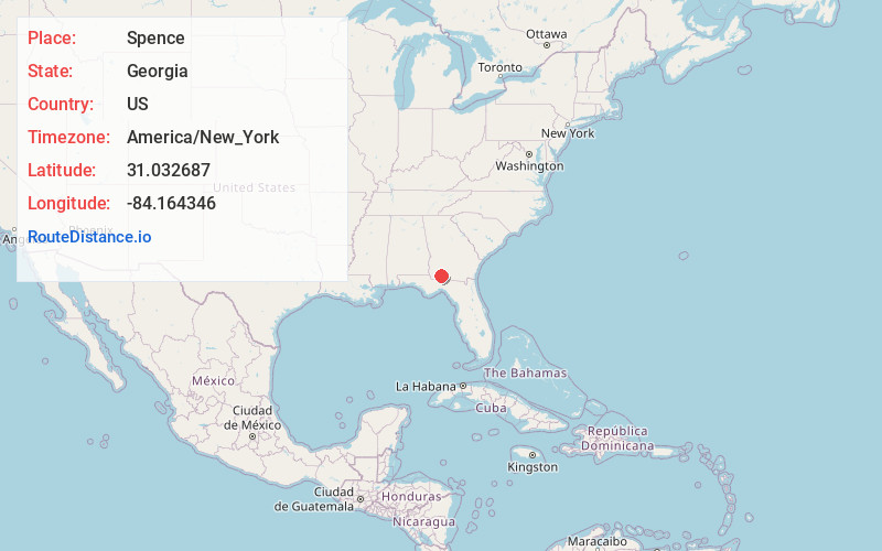 Map of Spence