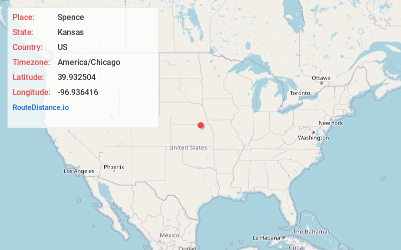 Map of Spence