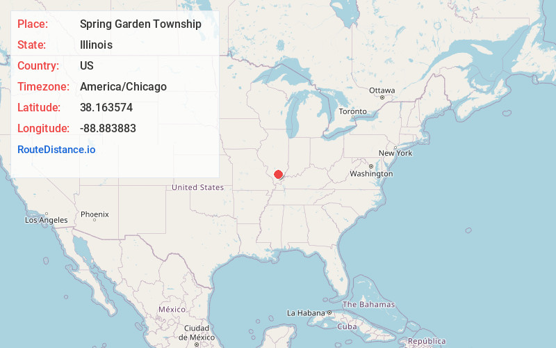 Map of Spring Garden Township