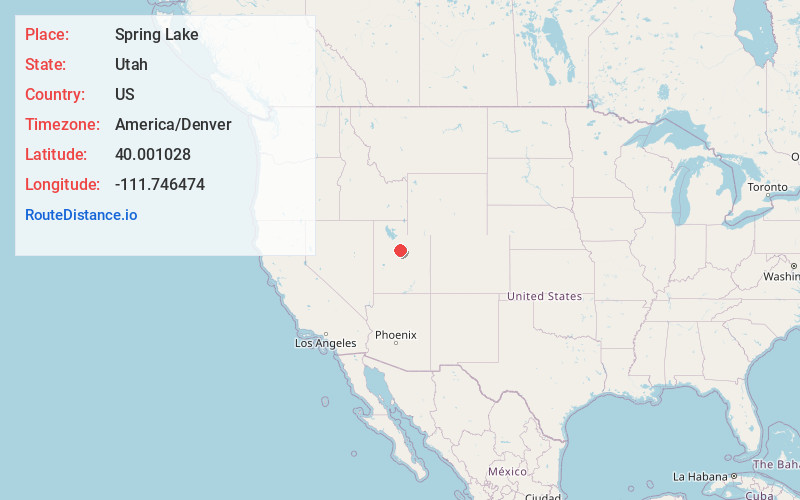 Map of Spring Lake