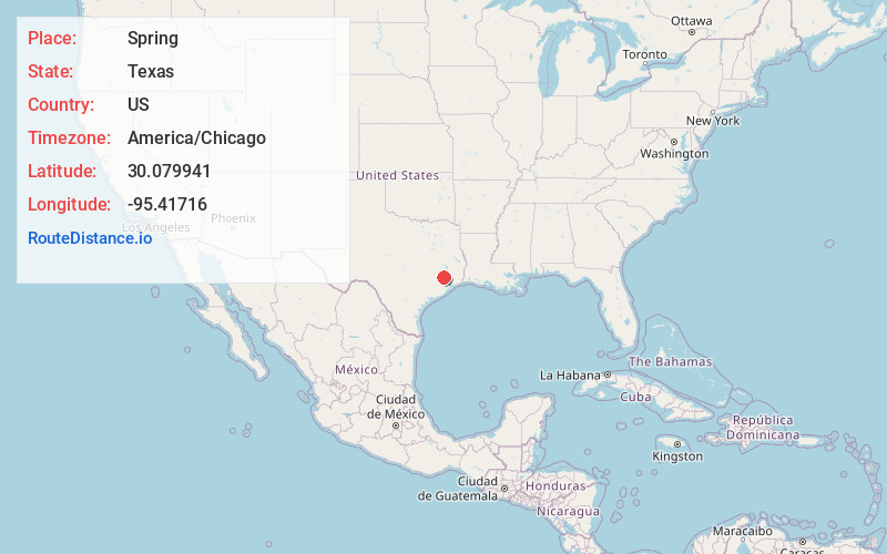 Map of Spring