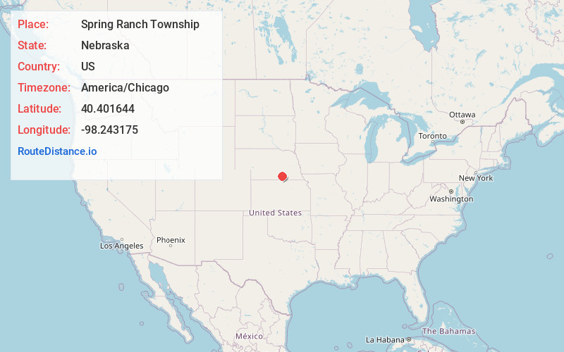 Map of Spring Ranch Township