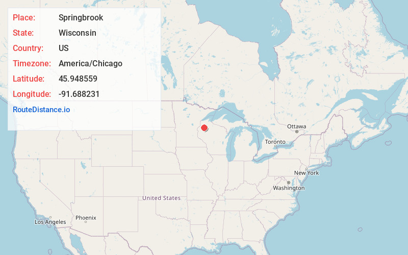 Map of Springbrook
