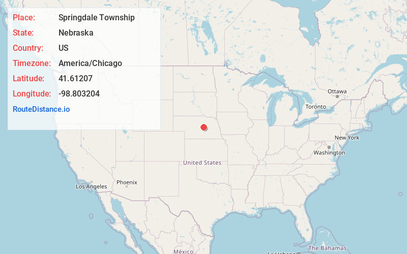 Map of Springdale Township