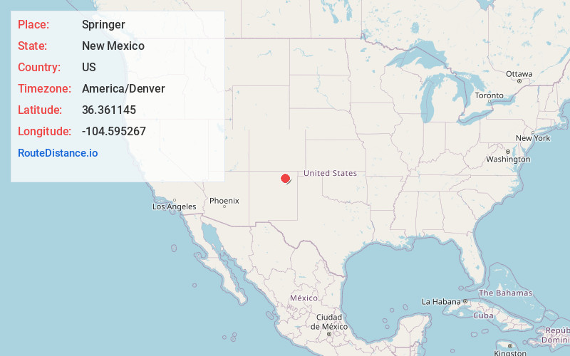 Map of Springer