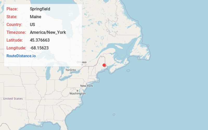 Map of Springfield