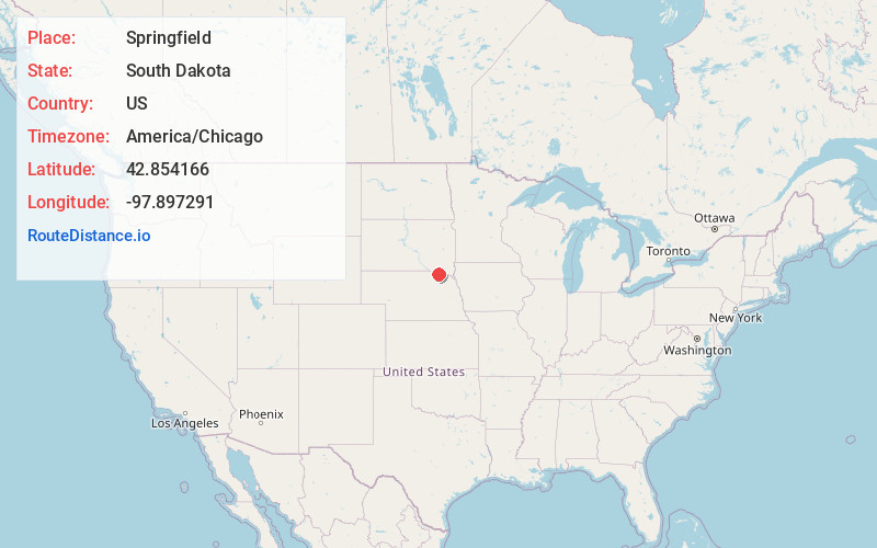 Map of Springfield