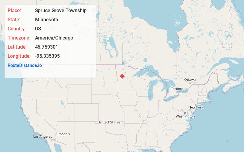 Map of Spruce Grove Township