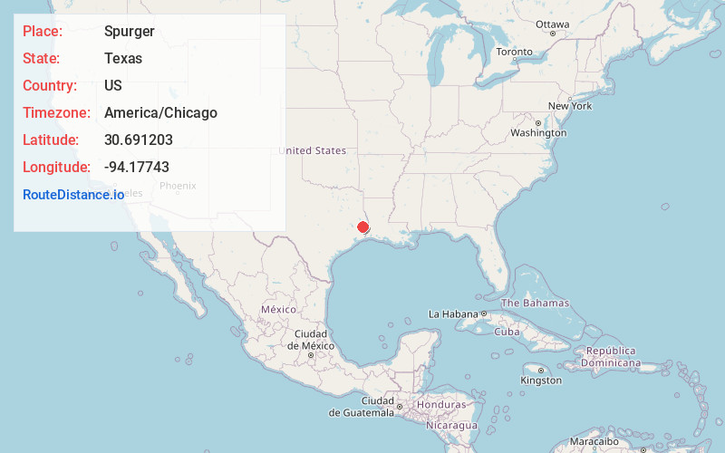 Map of Spurger