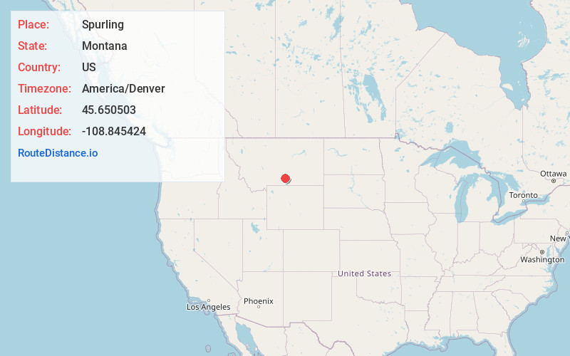 Map of Spurling