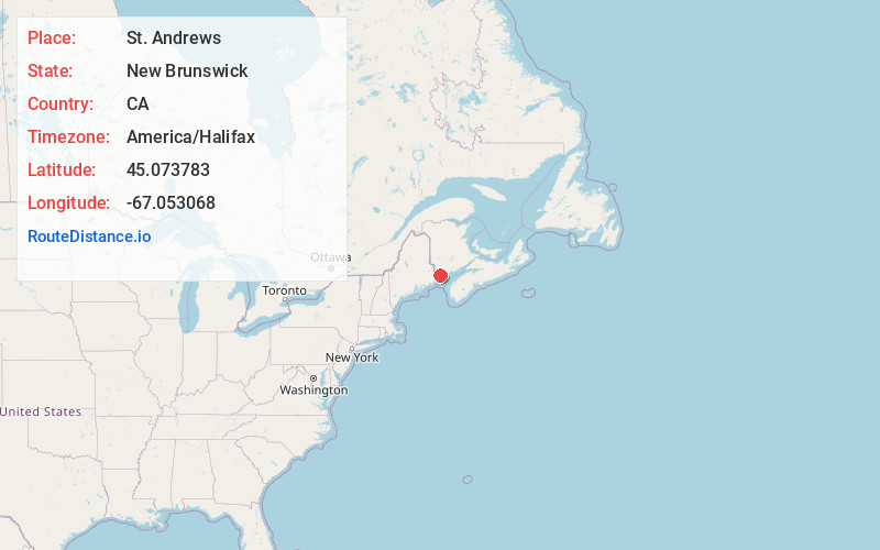 Map of St. Andrews
