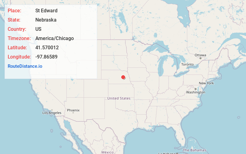 Map of St Edward