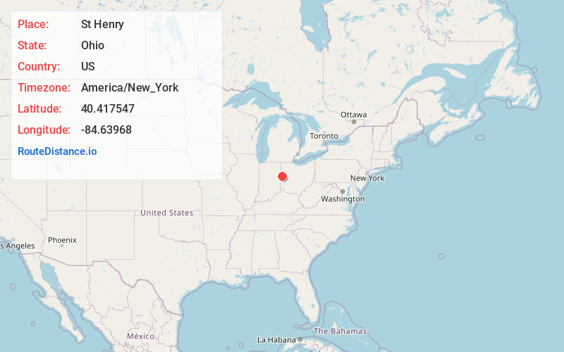 Map of St Henry