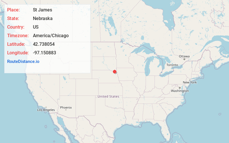 Map of St James