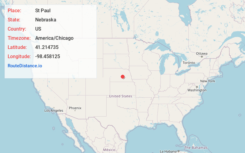 Map of St Paul