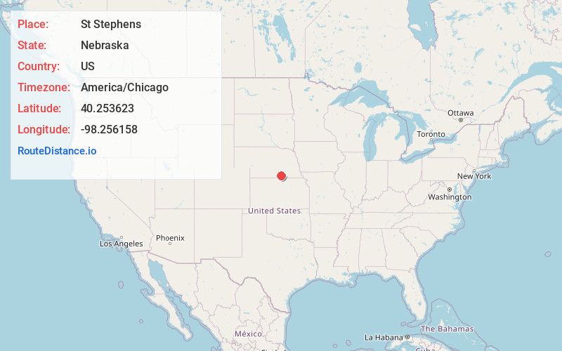 Map of St Stephens