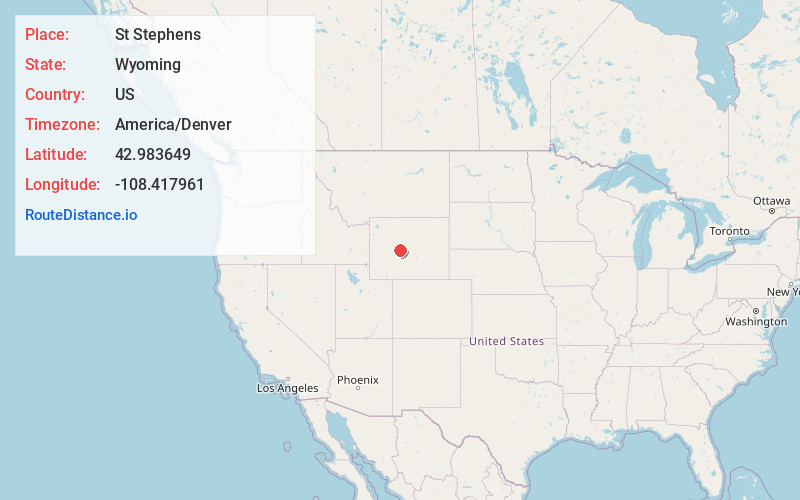 Map of St Stephens