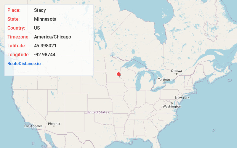 Map of Stacy
