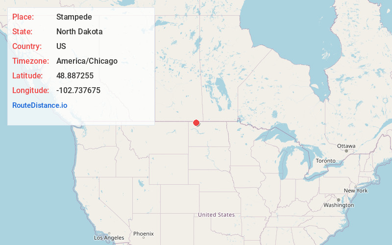 Map of Stampede