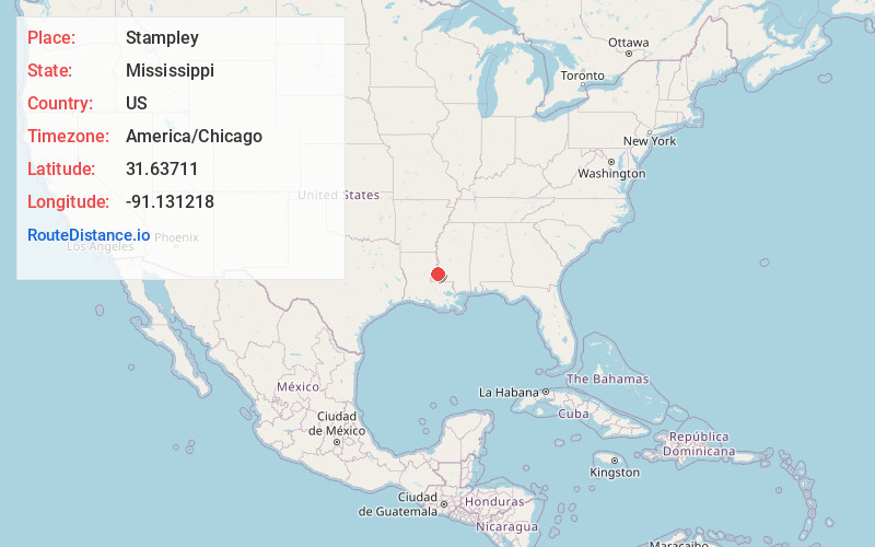 Map of Stampley