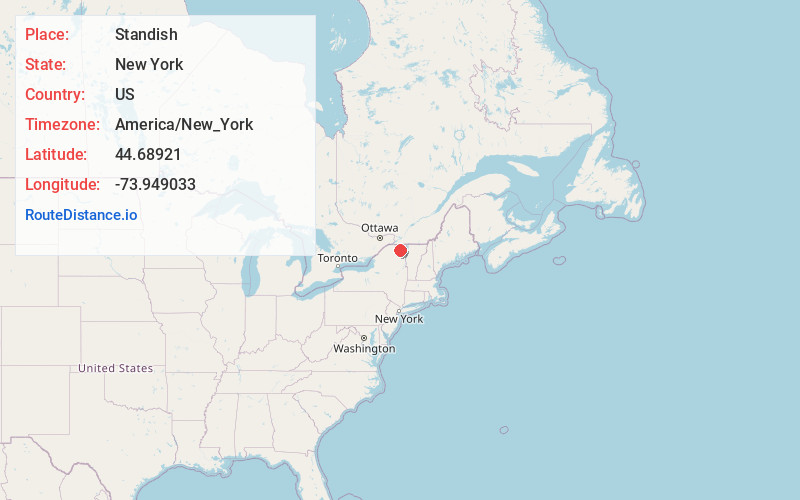 Map of Standish