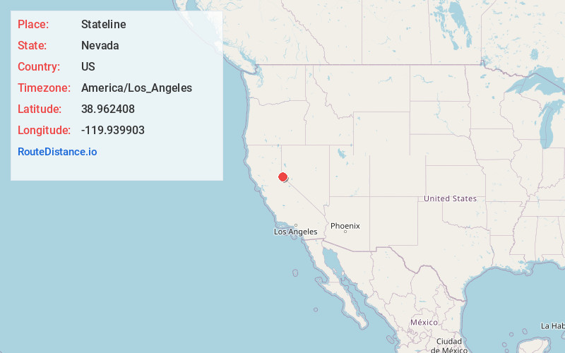 Map of Stateline