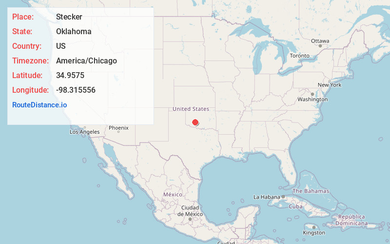 Map of Stecker