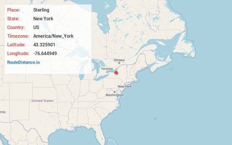 Map of Sterling