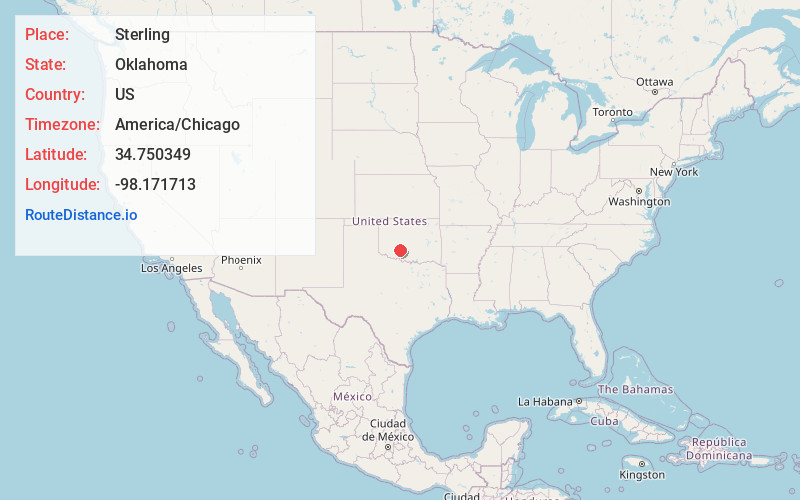 Map of Sterling