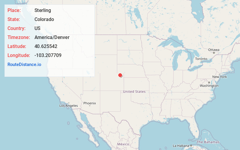 Map of Sterling