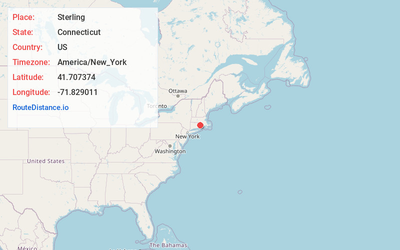 Map of Sterling