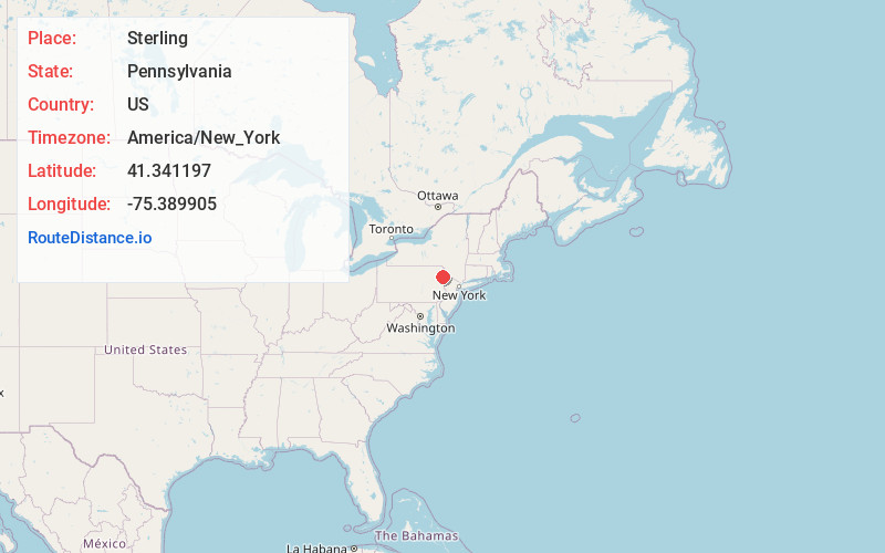 Map of Sterling