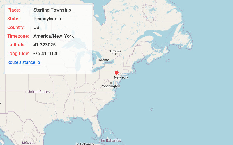 Map of Sterling Township