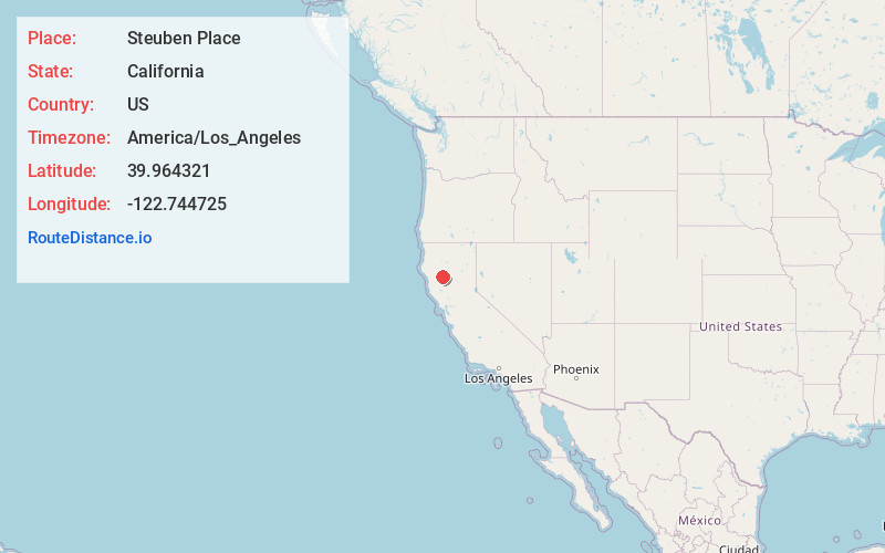 Map of Steuben Place