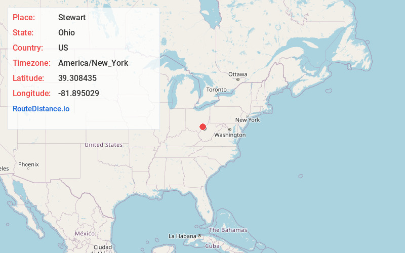 Map of Stewart
