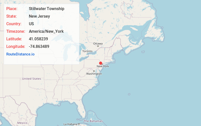 Map of Stillwater Township