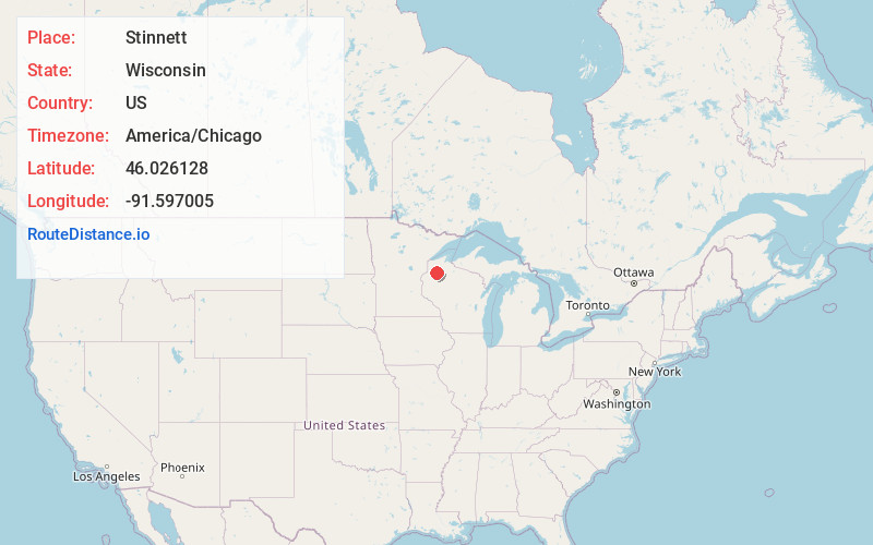 Map of Stinnett